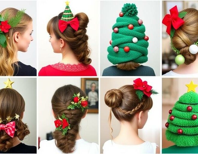 20 Christmas Tree Hairstyles to Be the Star of the Party