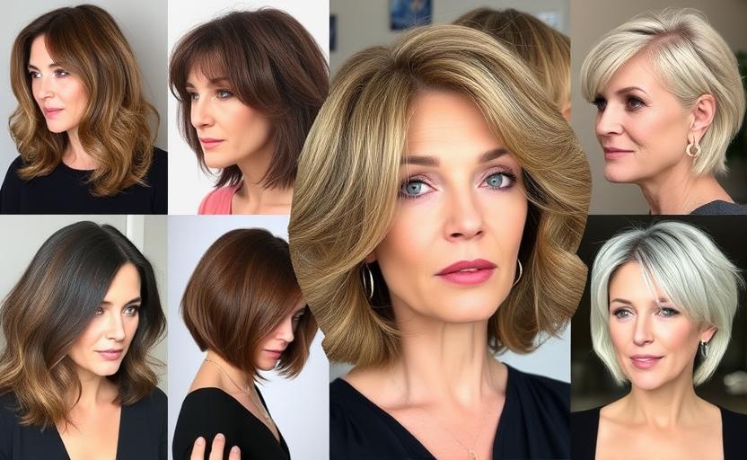 21 Age-Defying Haircuts for Women Over 50 With Thick Hair